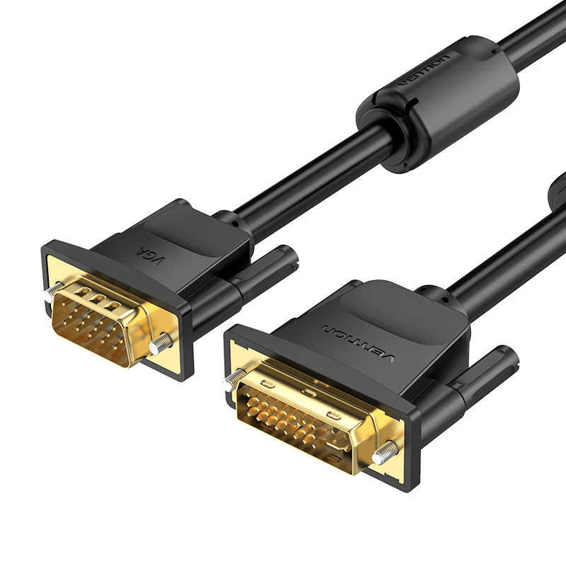 dvi转vga线vja电脑显卡显示器24+1接口转接头24+5高|DVI24+1转VGA★兼容24+5★ 5m