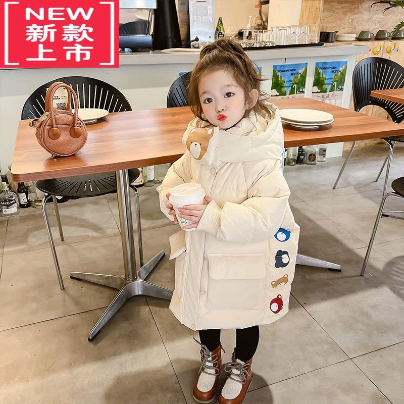 可莉允女童棉衣冬装2022新款小女孩棉袄洋气宝宝棉服儿童羽绒服冬季外套图片
