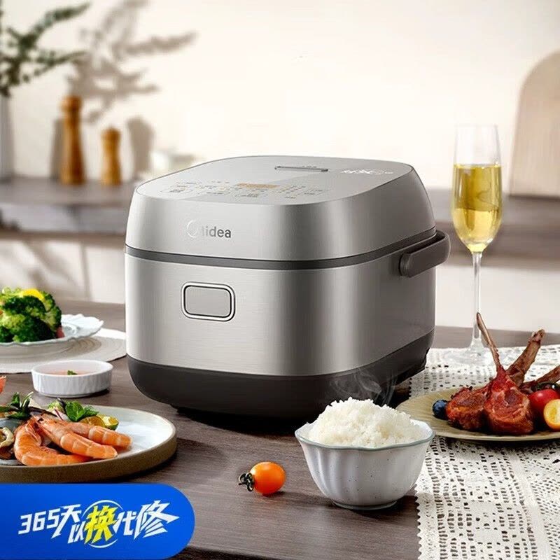 美的(Midea)电饭煲家用3升智能预约IH电磁加热多功能香甜饭粥稀饭蒸煮米饭锅[3L精铁釜内胆]MB-CFB3036H图片