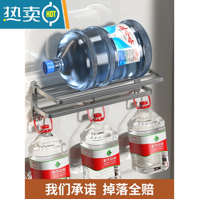 敬平枪灰色毛巾架免打孔太空铝轻奢风浴室置物架卫生间厕所浴巾架壁挂 轻奢款40[升级扁管]高清大图