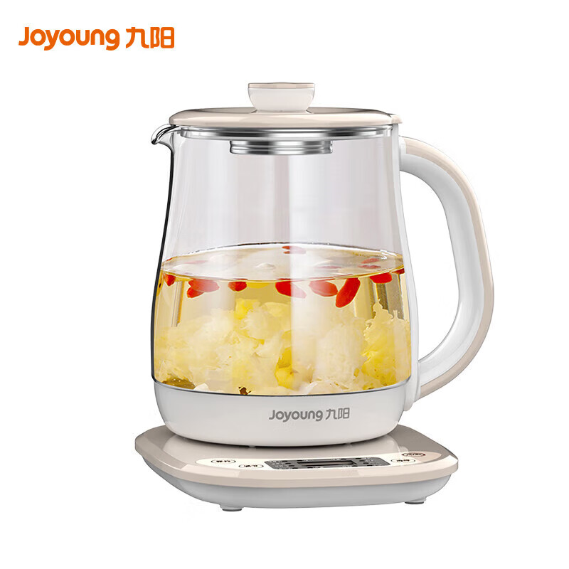 九阳(Joyoung)养生壶 全自动燕窝冲奶米粥花果汤家用多功能煮茶壶1.5L小迷你 K15F-WY310