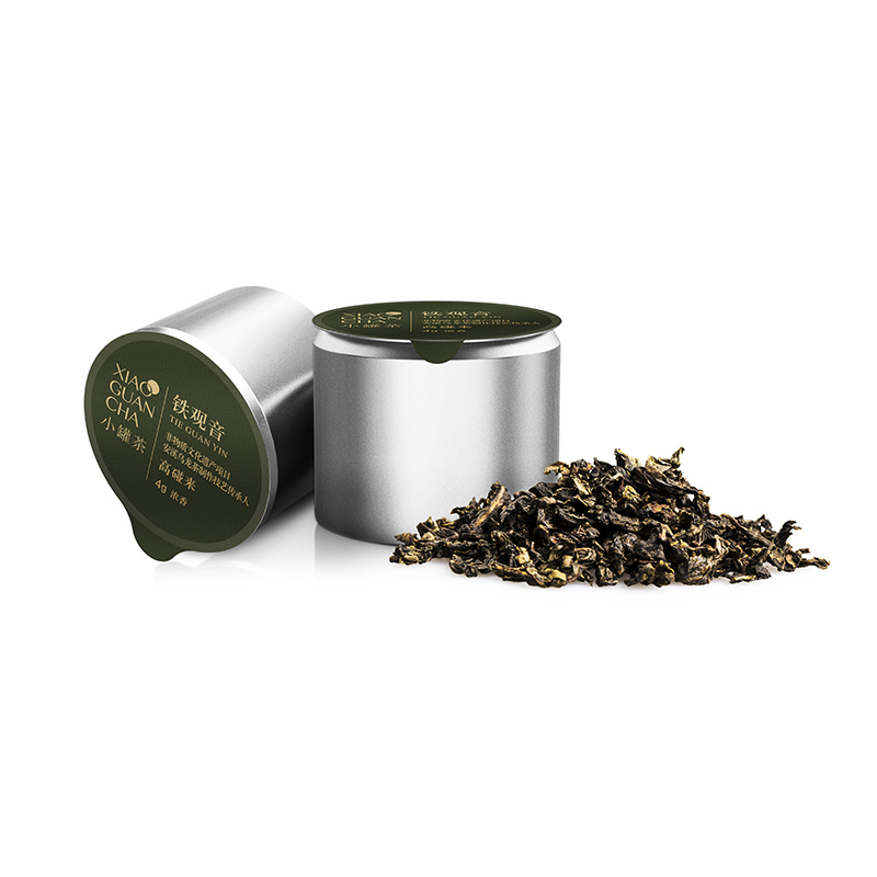 小罐茶特级乌龙茶 铁观音浓香型茶叶银罐礼盒装40g 原料采自安溪