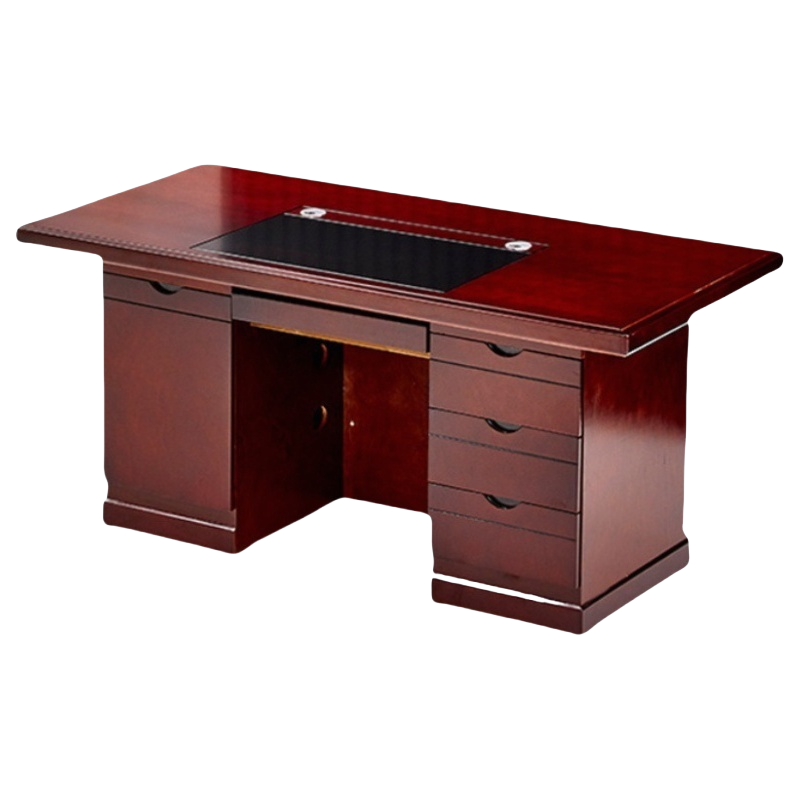 晨磊 办公桌(贴木皮) 1.6米 张高清大图