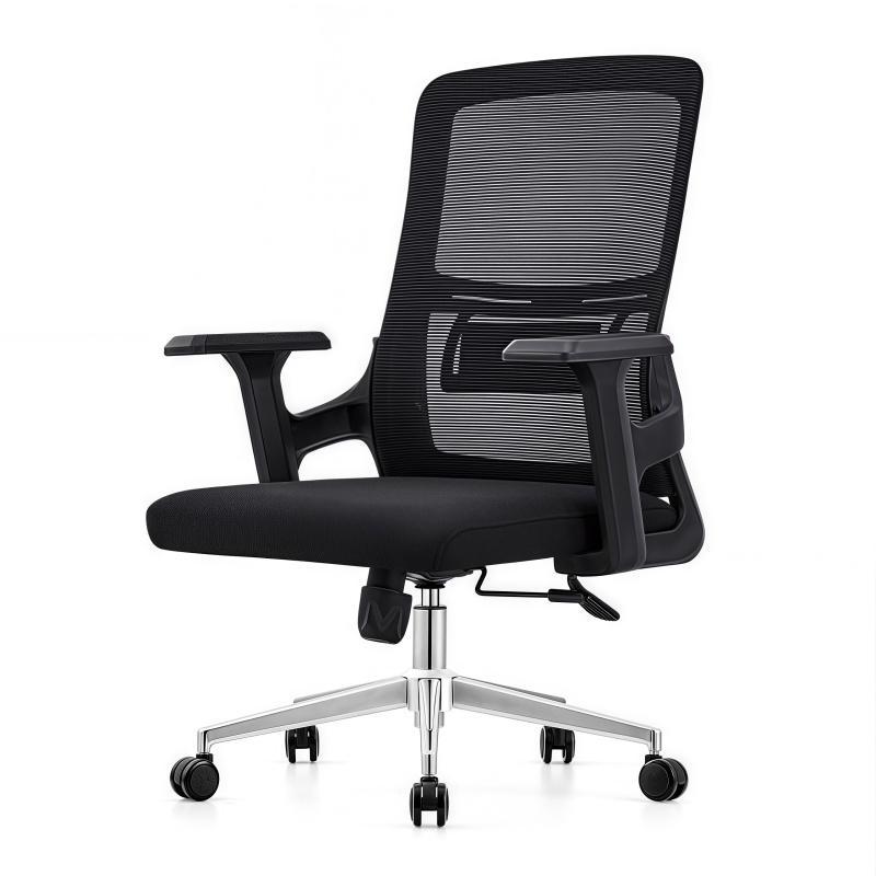 义尊 办公椅 钢制脚 把高清大图