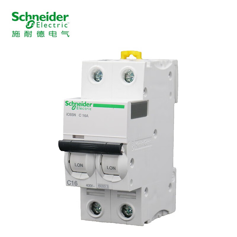 3M 施耐德 交流微型断路器 iC65N-C16A/2P A9F18216高清大图