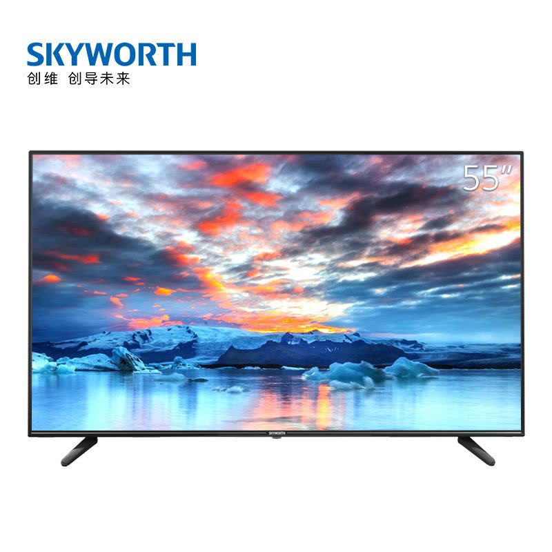 创维(SKYWORTH)55E33A 55英寸 4K超高清全面屏 投屏电视 AI人工智能语音平板液晶电视机 M9升级版图片