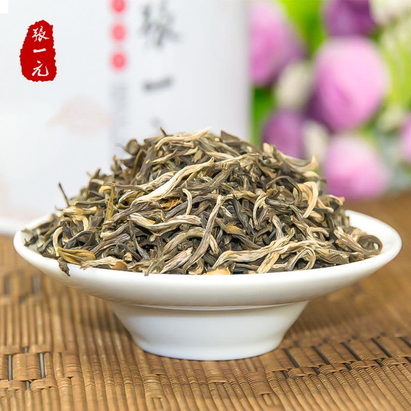 张一元中国元素特级茉莉花茶75g/罐茉莉白雪香绿茶茶叶茗茶【价格图片