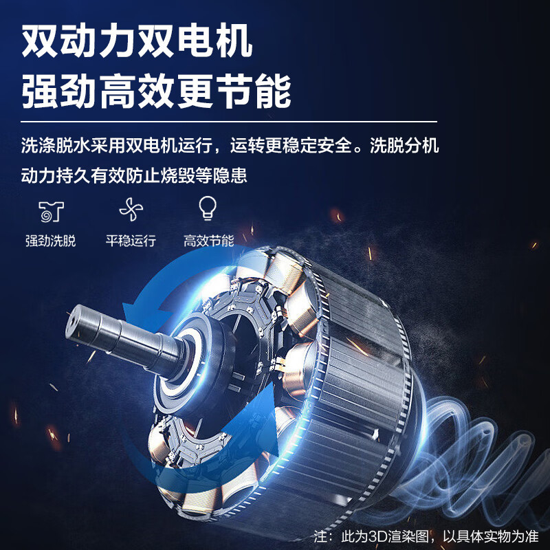 预售澳柯玛23公斤半自动洗衣机 大容量双缸双桶 洗脱分离 脱水甩干 租房家用商用宾馆酒店洗大件XPB230-2998S
