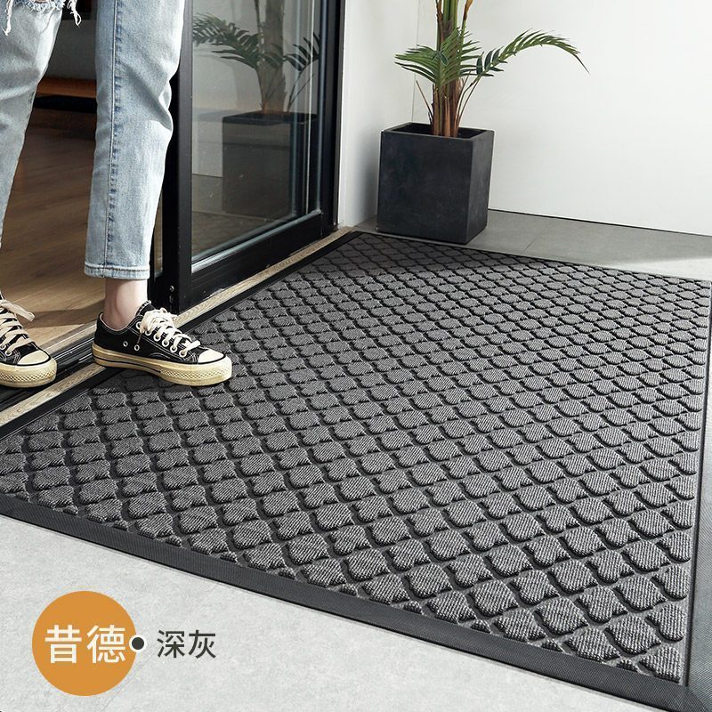 美帮汇别墅入户橡胶地垫刮沙除尘地毯家用口垫进户厅耐磨脚垫