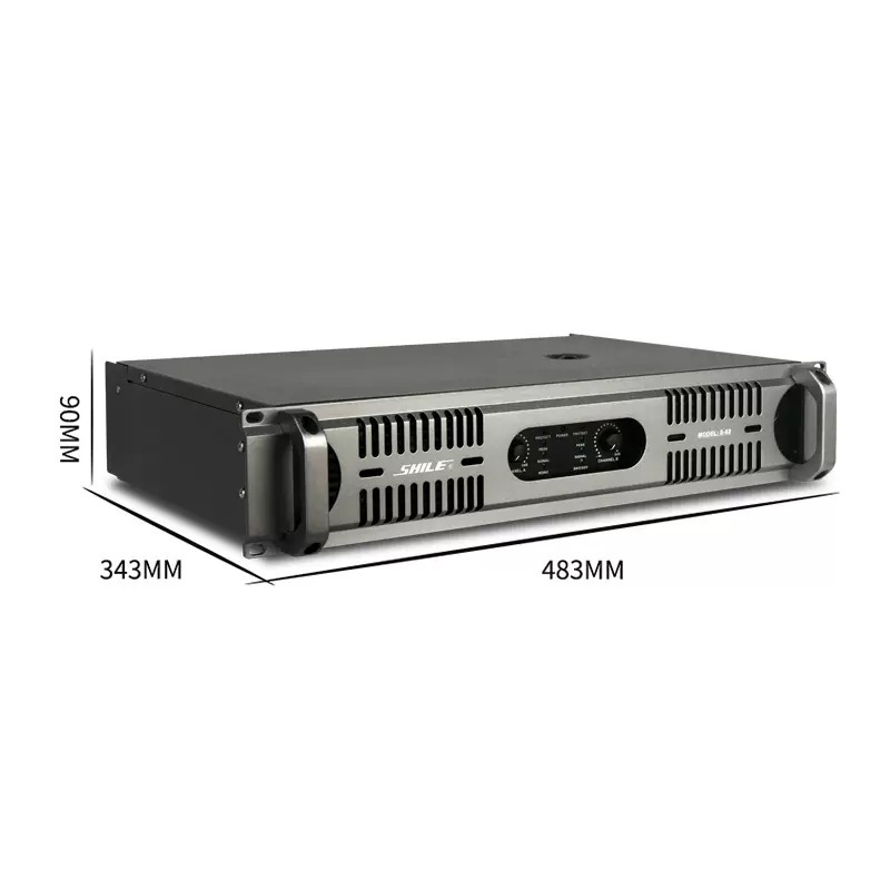 狮乐shiles62专业功放机500w大功率ktv舞台演出会议室功率放大器纯后