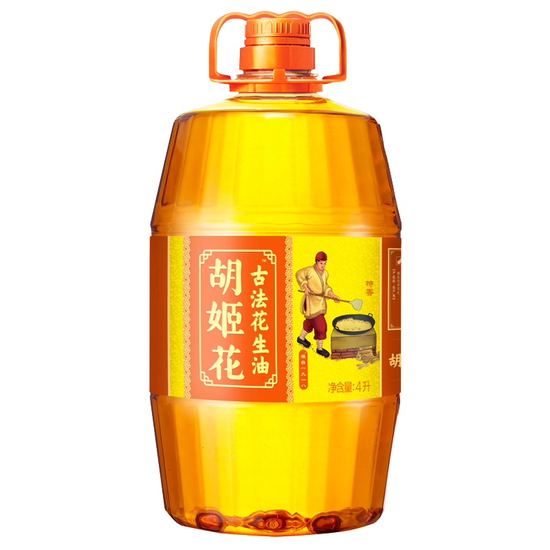 胡姬花古法花生油4L