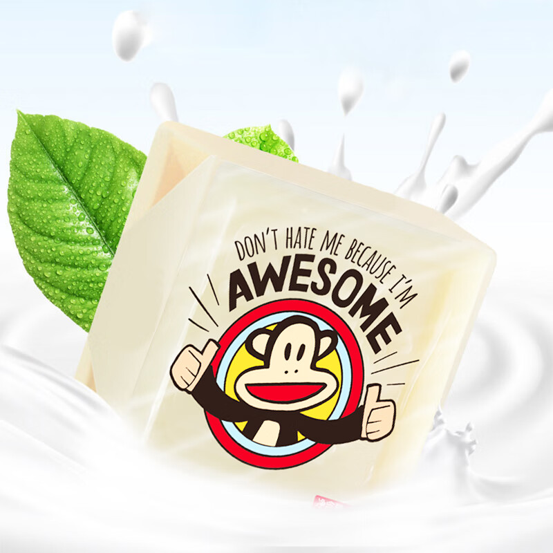 大嘴猴(Paul Frank)大嘴猴贴心管家四件套 椰油洗衣皂300g洗洁精500g油污剂625g洗衣液1.5L高清大图