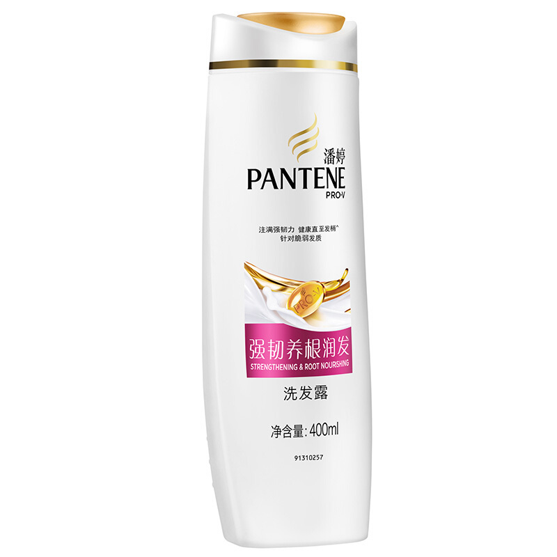 潘婷(PANTENE)强韧养根润发洗发露400ml四支装