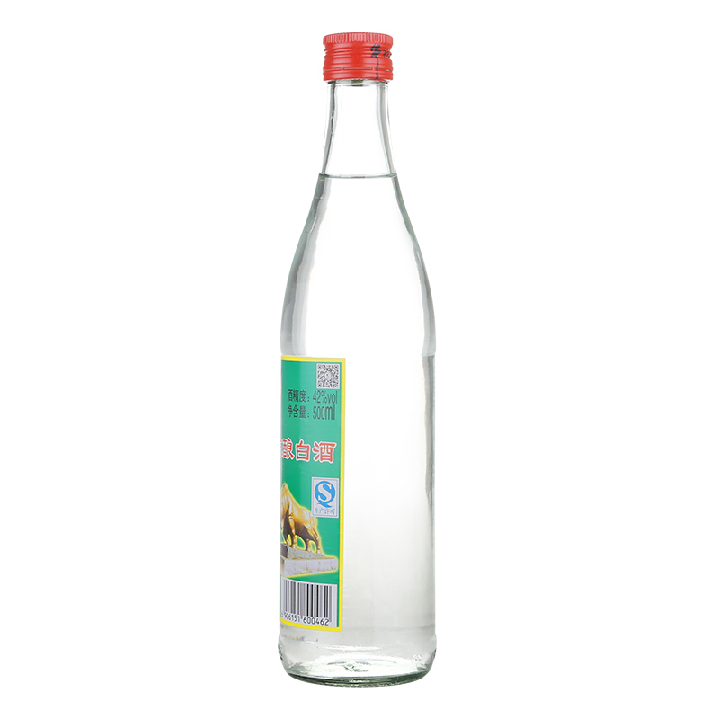 牛栏山 陈酿白酒 42度 500ml*12瓶 整箱装 （白牛二/牛白瓶）浓香风格白酒