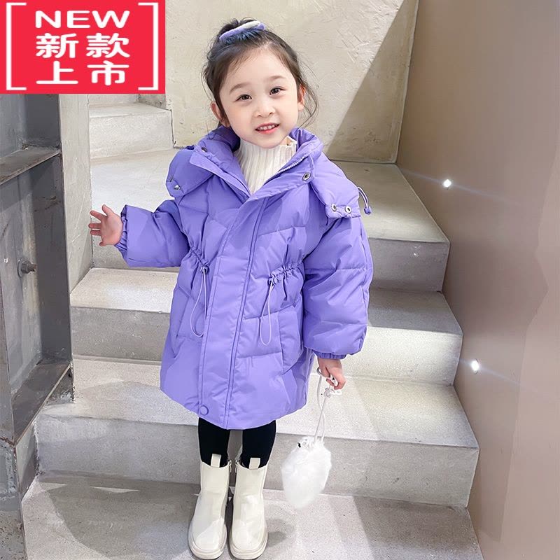 可莉允女童棉服2022冬季儿童棉衣小童羽绒棉袄加厚女宝宝加绒外套秋冬装图片