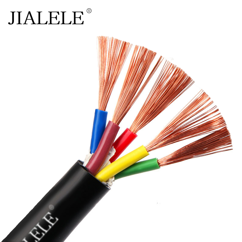 JIALELE 软护套线 RVV-5*16平方 额定电压0.6/1KV 米高清大图