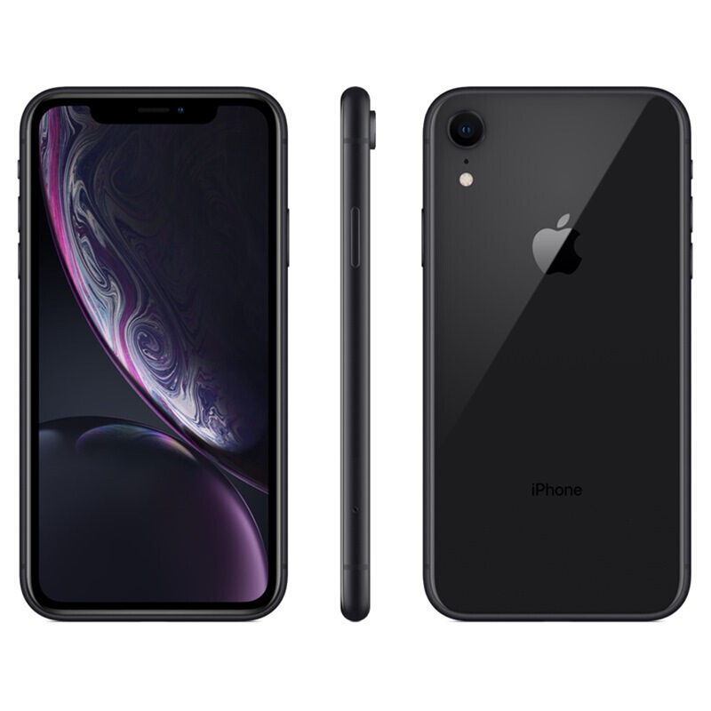 苏宁二手手机9新苹果appleiphonexr128g黑色国行二手机苹果xr电池7080