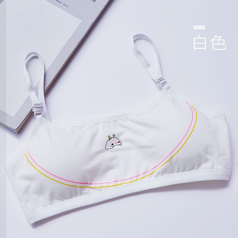 少女文胸内衣育期初中高中学生14-15-16岁无钢圈夏季小背心棉