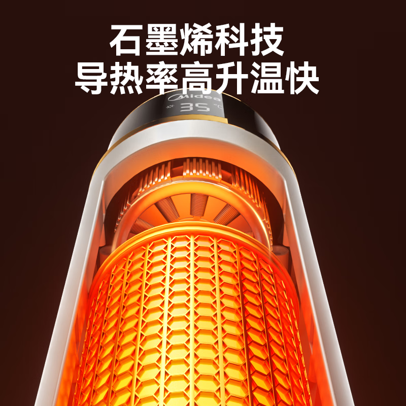 美的(Midea)家用节能静音速热取暖暖风机 NFT-GJR高清大图