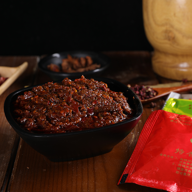 红福人家虎椒鱼调料308g鲜椒火锅料四川特产做鱼的底料包