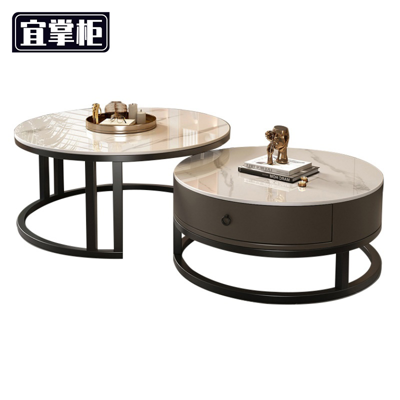 宜掌柜 圆形茶几 1.4米 张高清大图