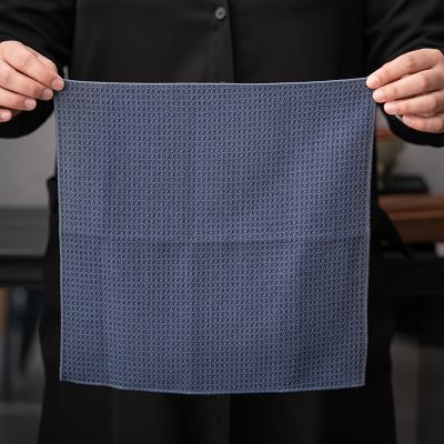 苏氏陶瓷(SUSHI CERAMICS)天蓝色涤棉茶巾吸水茶桌布茶道茶席禅意干泡茶壶垫