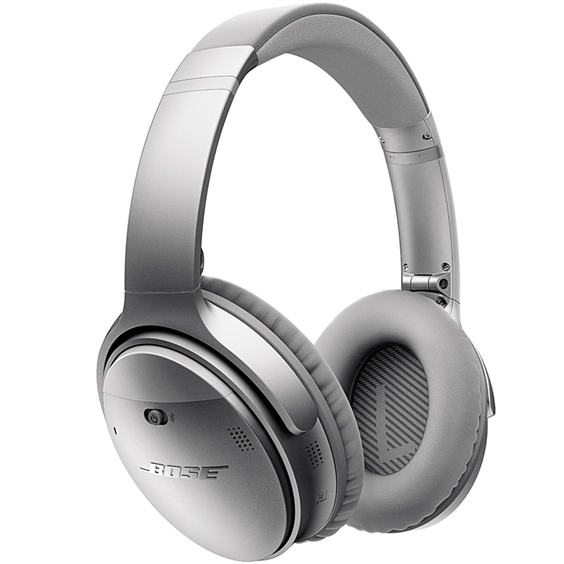 Bose QuietComfort 35II无线耳机 QC35II头戴式蓝牙耳麦 降噪耳机 蓝牙耳机 QC35二代 银色
