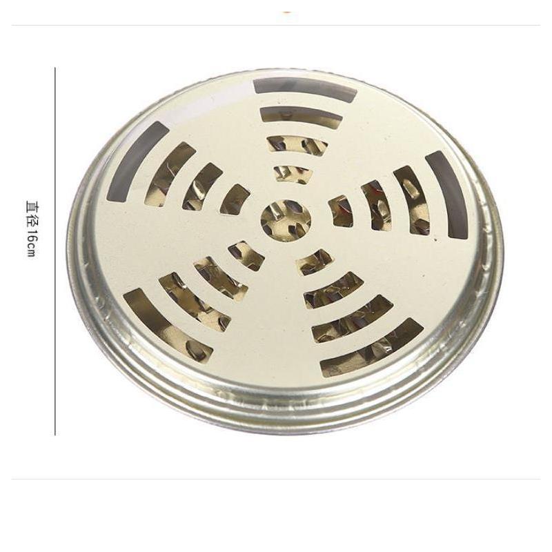 防火蚊香支架架蚊香盘家用便携式钉齿蚊香盒带盖蚊香盘|2个蚊香盘[带盖子]