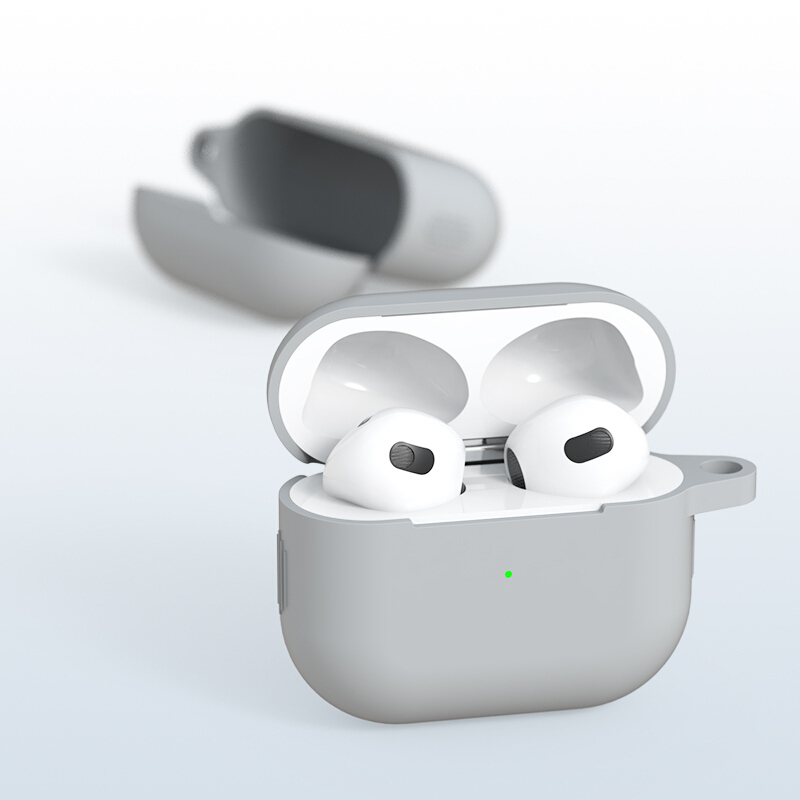 ESCASE 苹果airpods3(第三代)保护套 苹果4代2021新款无线蓝牙耳机套硅胶不沾灰潮牌创意收纳盒硅胶软壳