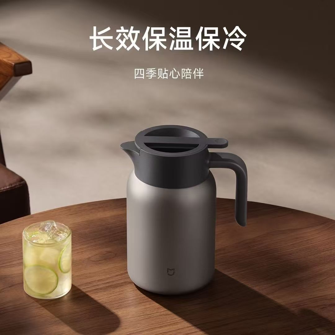 小米钛保温壶1.2L家用大容量保温水壶焖泡水壶纯钛茶仓真空保温高清大图