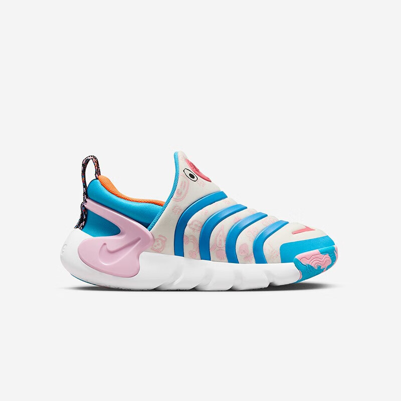 耐克(NIKE)男女童运动鞋毛毛虫Dynamo Go儿童鞋 DZ2863-100