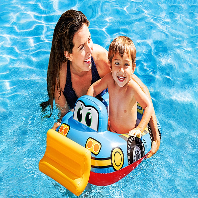 宝宝游泳圈闪电客坐圈汽车飞机坐骑腋下圈游泳儿童坐式浮圈0-4岁