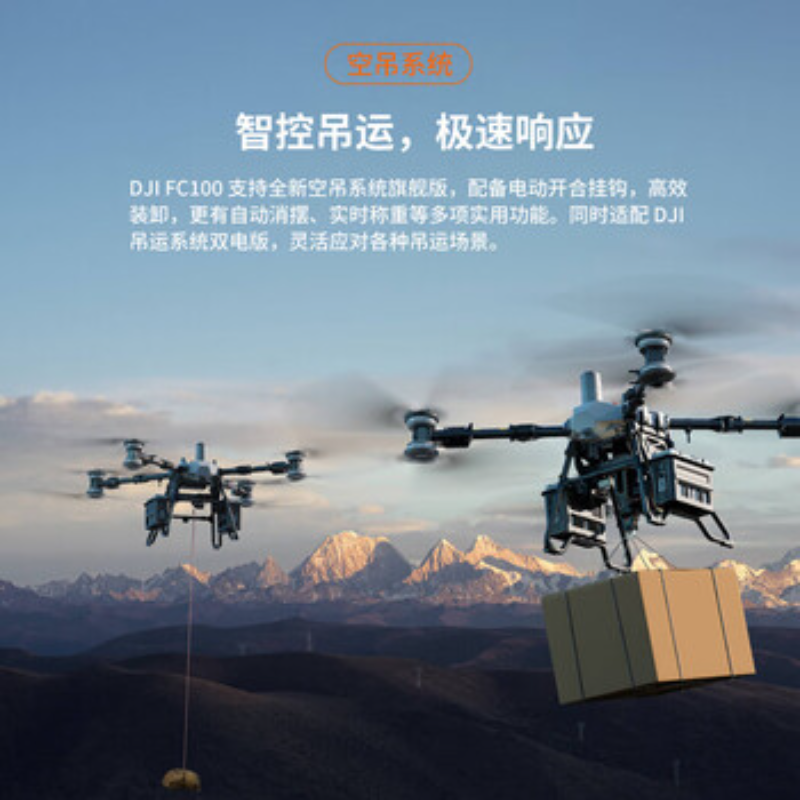 大疆创新(DJI) 专业级空吊运载机FlyCart 100 空吊系统旗舰充电器版高清大图