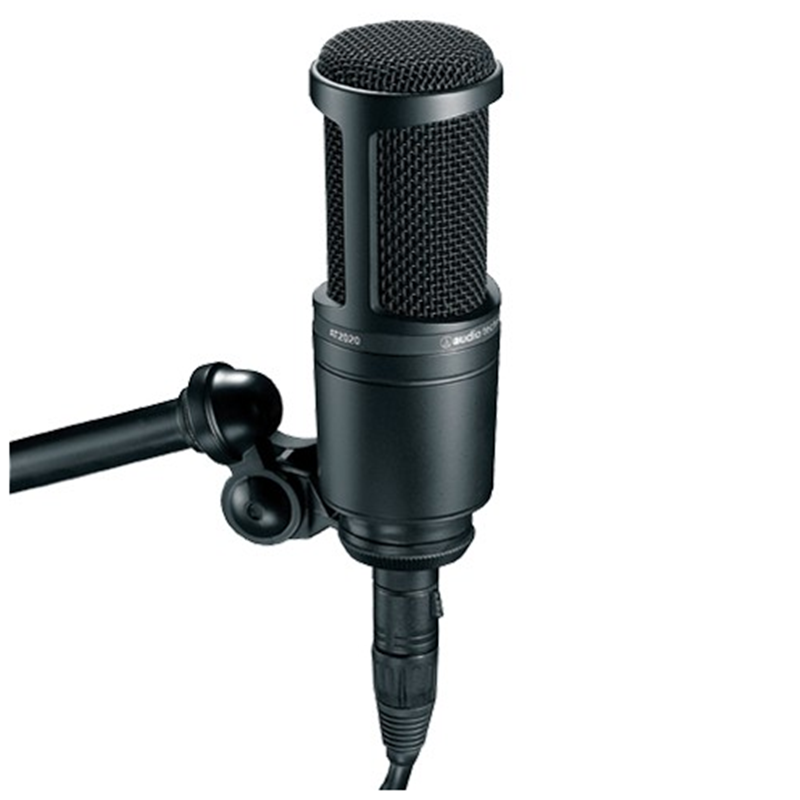 铁三角(Audio-technica) AT2020 电容式录音麦克风/话筒套装