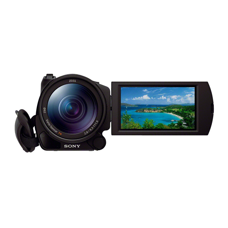 索尼(SONY)FDR-AX100E 4K高清数码摄像机 1英寸CMOS 头 支持WIFI/NFC传输