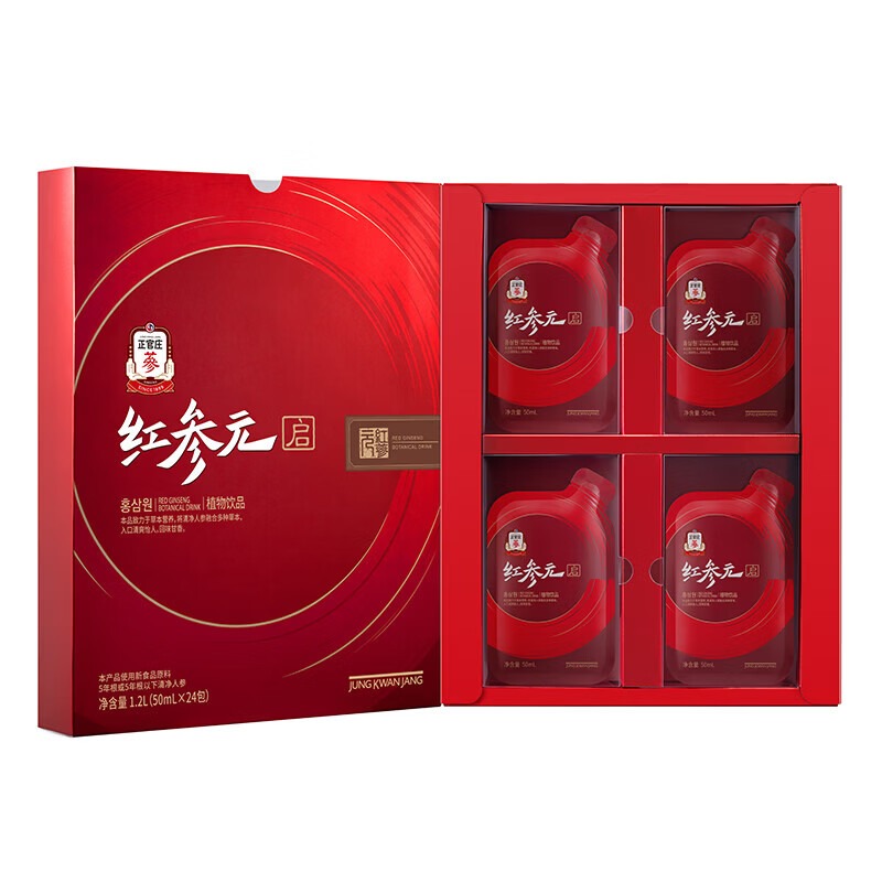 正官庄 红参元 启 1.2L(50ml*24包)