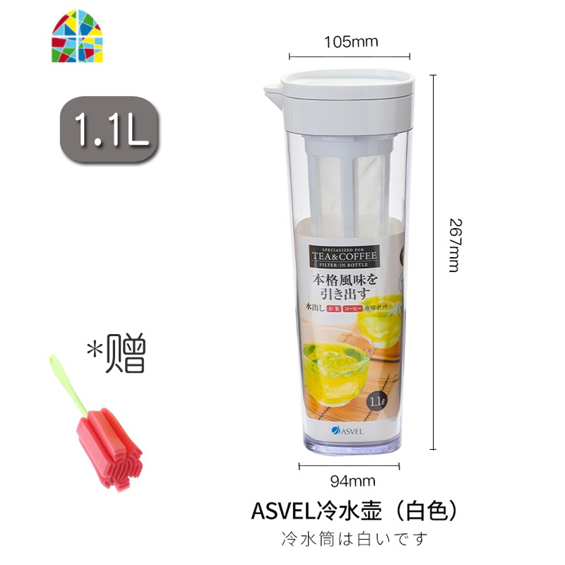 封后 Fenghou 日本网红滤茶杯冷水壶可高温塑料密封冷泡茶杯壶大冷萃壶fenghou 绿色1 1l带滤网 价格图片品牌报价 苏宁易购值的商务专营店