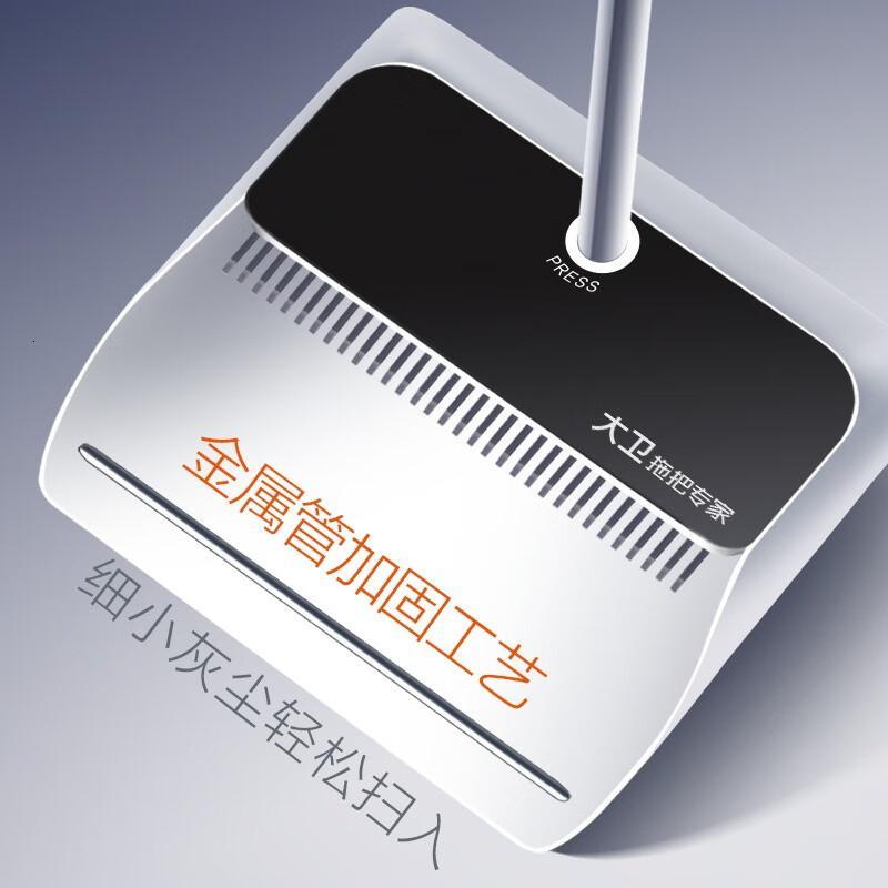 大卫拖把扫把簸箕套装家用大号扫地不粘头发神器组合扫笤帚魔术刮水器 豪华伸缩齿套扫 1把高清大图