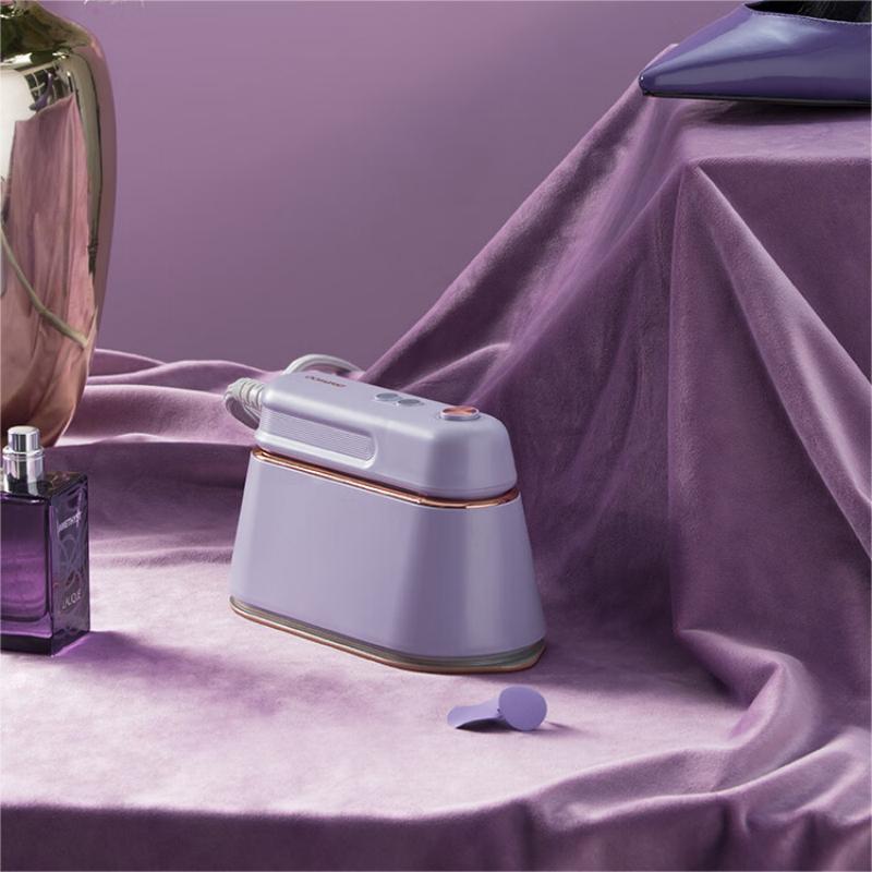 大宇(DAEWOO)折叠蒸汽电熨斗 家用手持增压蒸汽挂烫机 双核增压大面板 HI-029-ZI 紫色 / 台