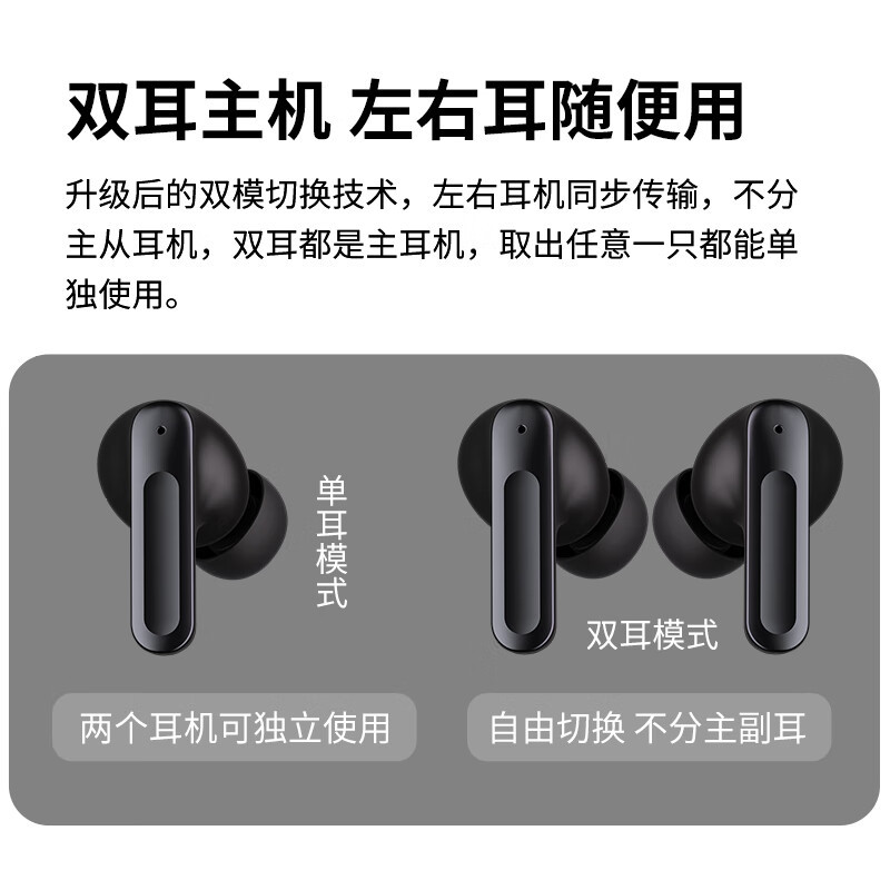 纽曼 真无线蓝牙耳机Q7 ANC主动降噪耳机