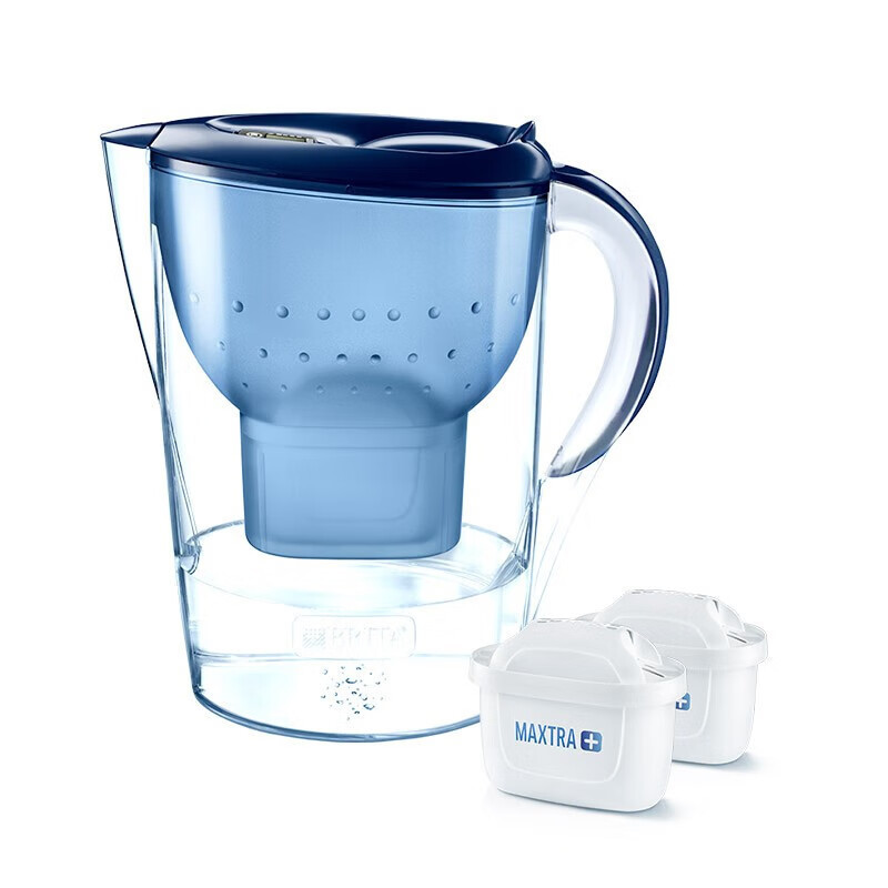 碧然德(BRITA)家用滤水壶 净水壶 Marella 海洋系列 3.5L滤水壶1壶3芯(蓝色)