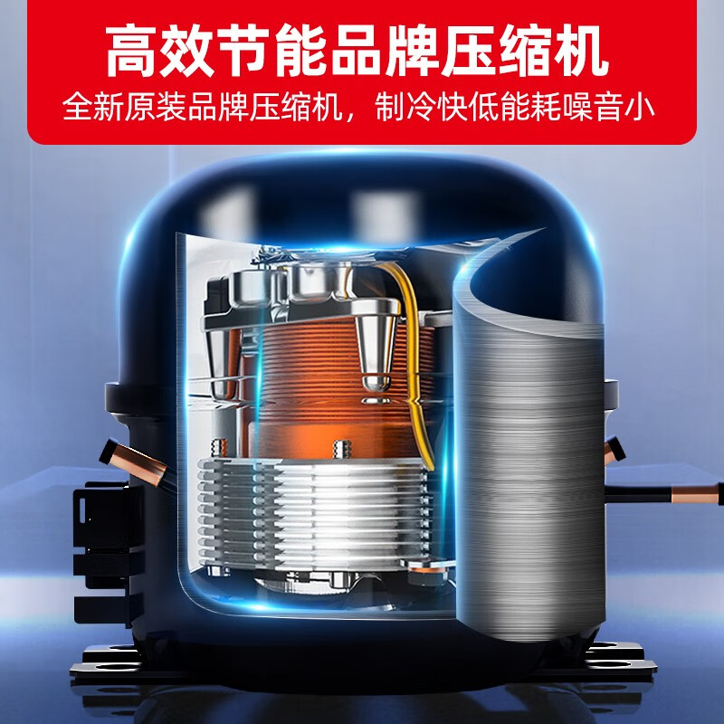星星(XINGX) BD-860Y 800升商用立式冷冻柜全冷冻冰柜超市餐饮商用展示柜四门厨房冰箱高清大图