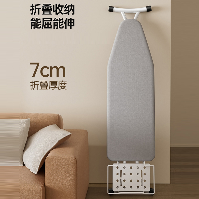 法耐(FANAI)烫衣板家用折叠大号熨衣服板架挂烫机台式熨烫架子电熨斗_中号110x31x86cm-银灰色赠四