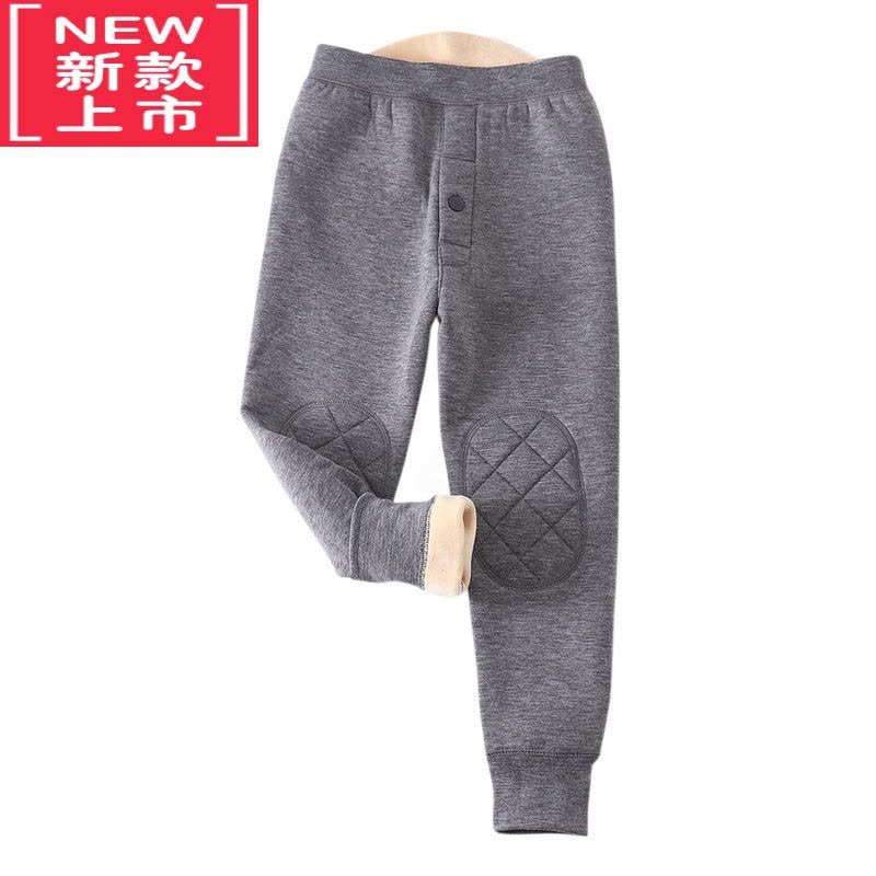 可莉允童装男童保暖裤加绒加厚打底裤秋裤儿童护膝内穿棉裤秋冬宝宝裤子图片