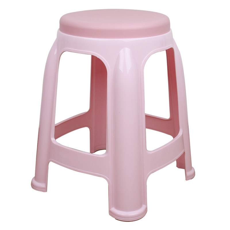 塑料庄子然凳子加厚圆凳大号彩色椅子客厅家用餐桌凳圆凳子小板凳加高