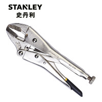 史丹利(STANLEY)直齿大力钳10英寸 84-371-23平口钳子夹持钳水管钳