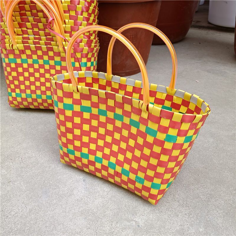 篮子农村老式菜篮子手提篮菜篮子编织编织手提篮1个