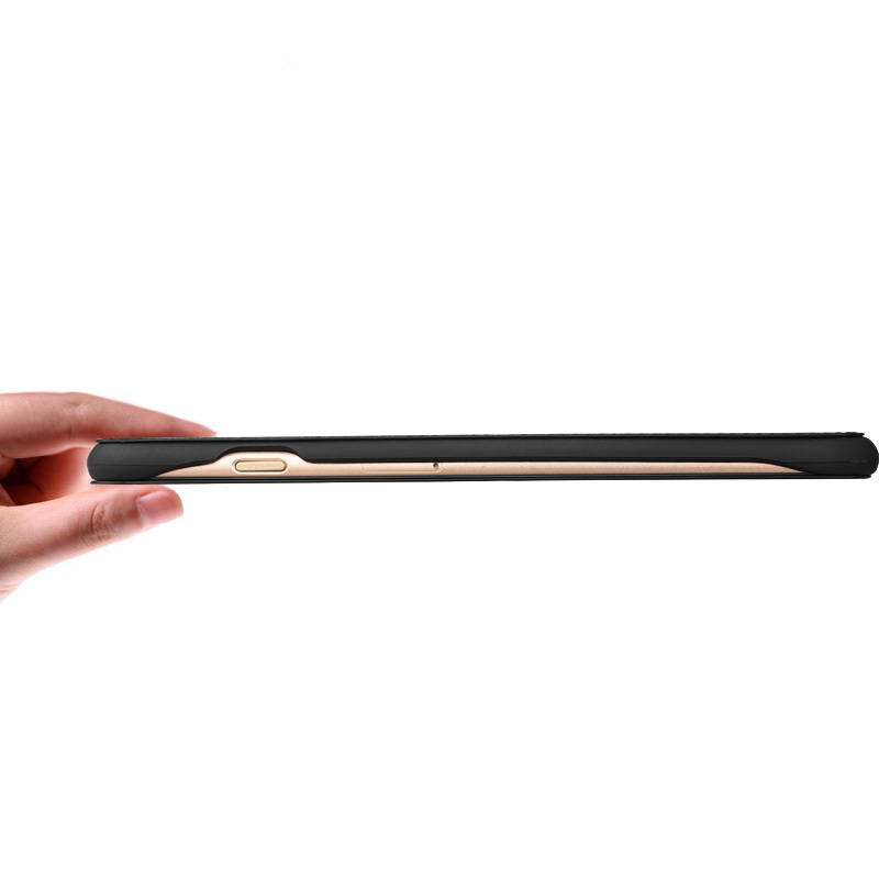HIGE/苹果iphone7/7plus手机壳 商务真皮时尚翻盖硬壳 适用于苹果8p/7p 5.5英寸 经典黑