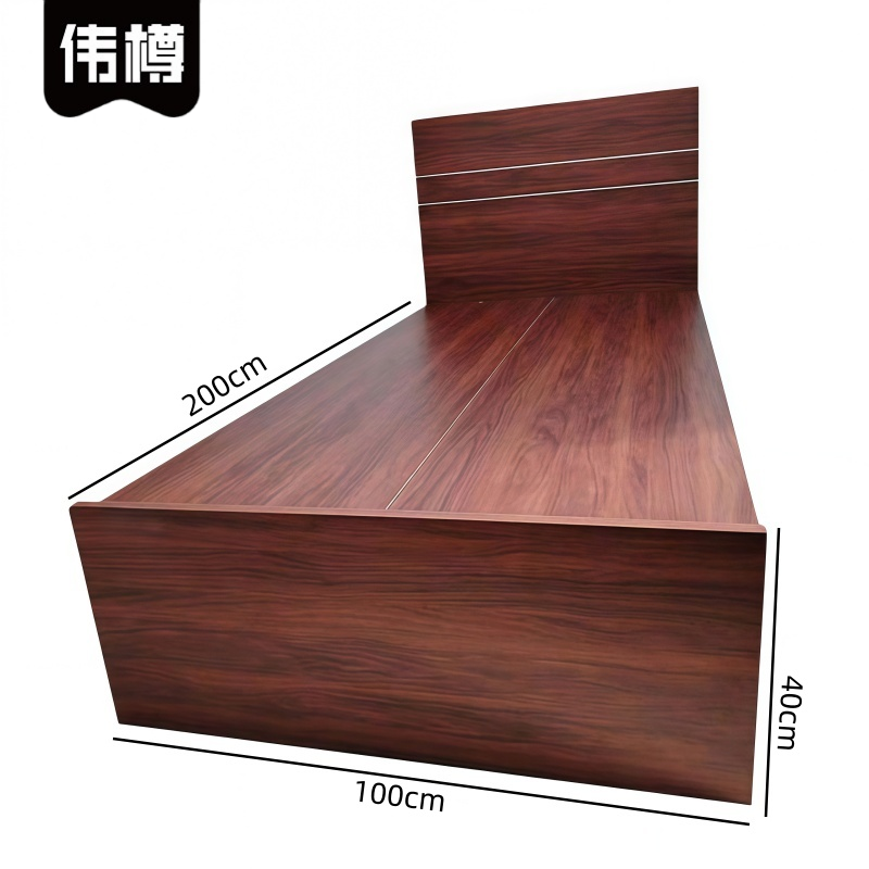 伟樽 单人床100*200*40cm张高清大图
