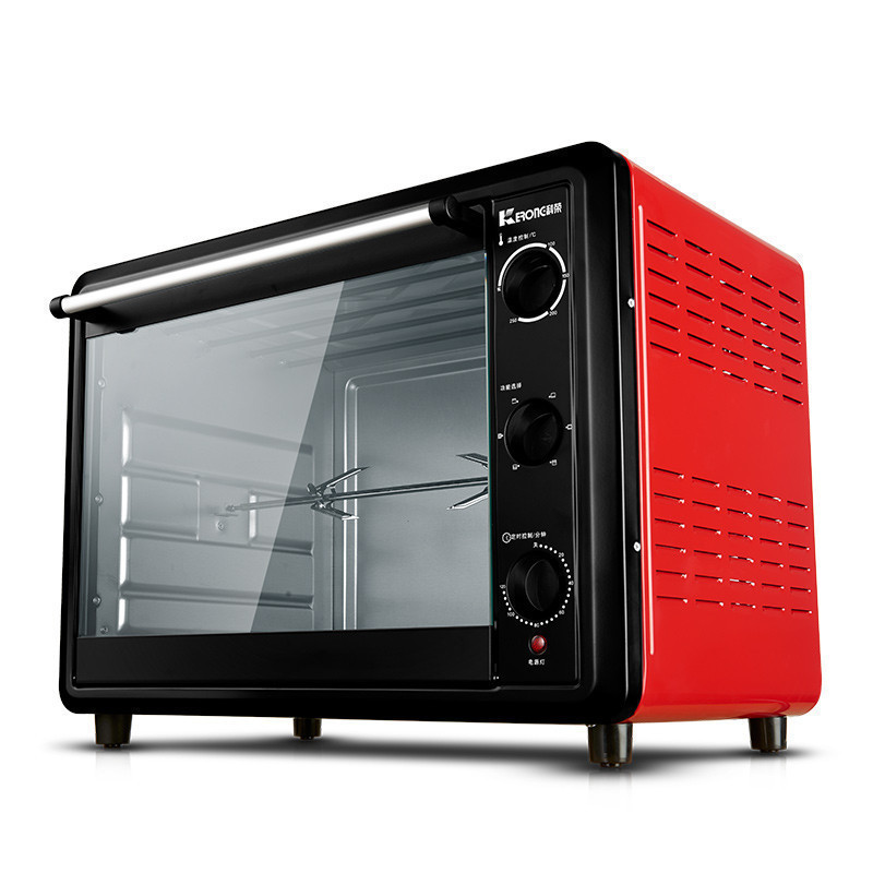 科荣kerong60升多功能大容量电烤箱家用商用旋转烤叉8管发热管广泛